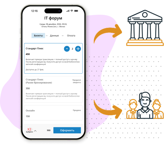 Продажа билетов